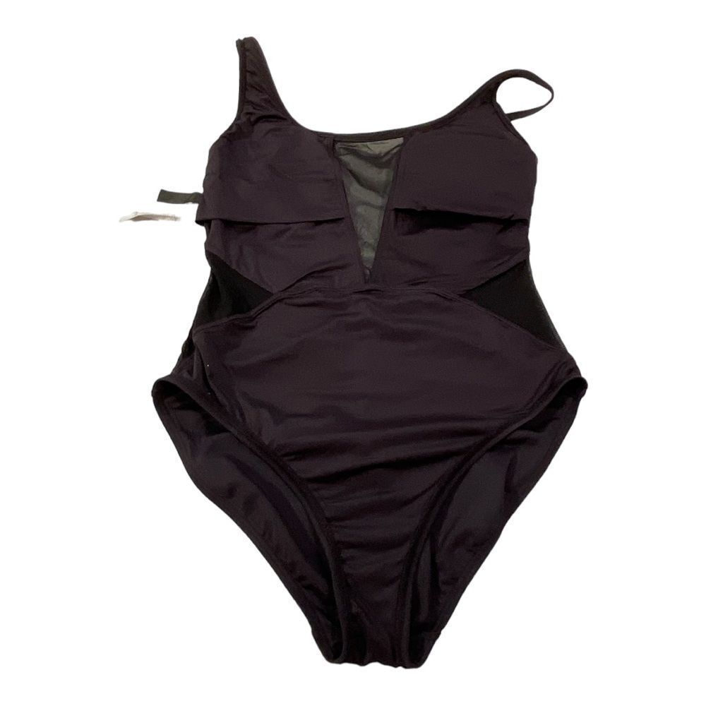 La Blanca Women’s Black one piece with sheer cut outs swimsuit Size 10 - Picture 10 of 15